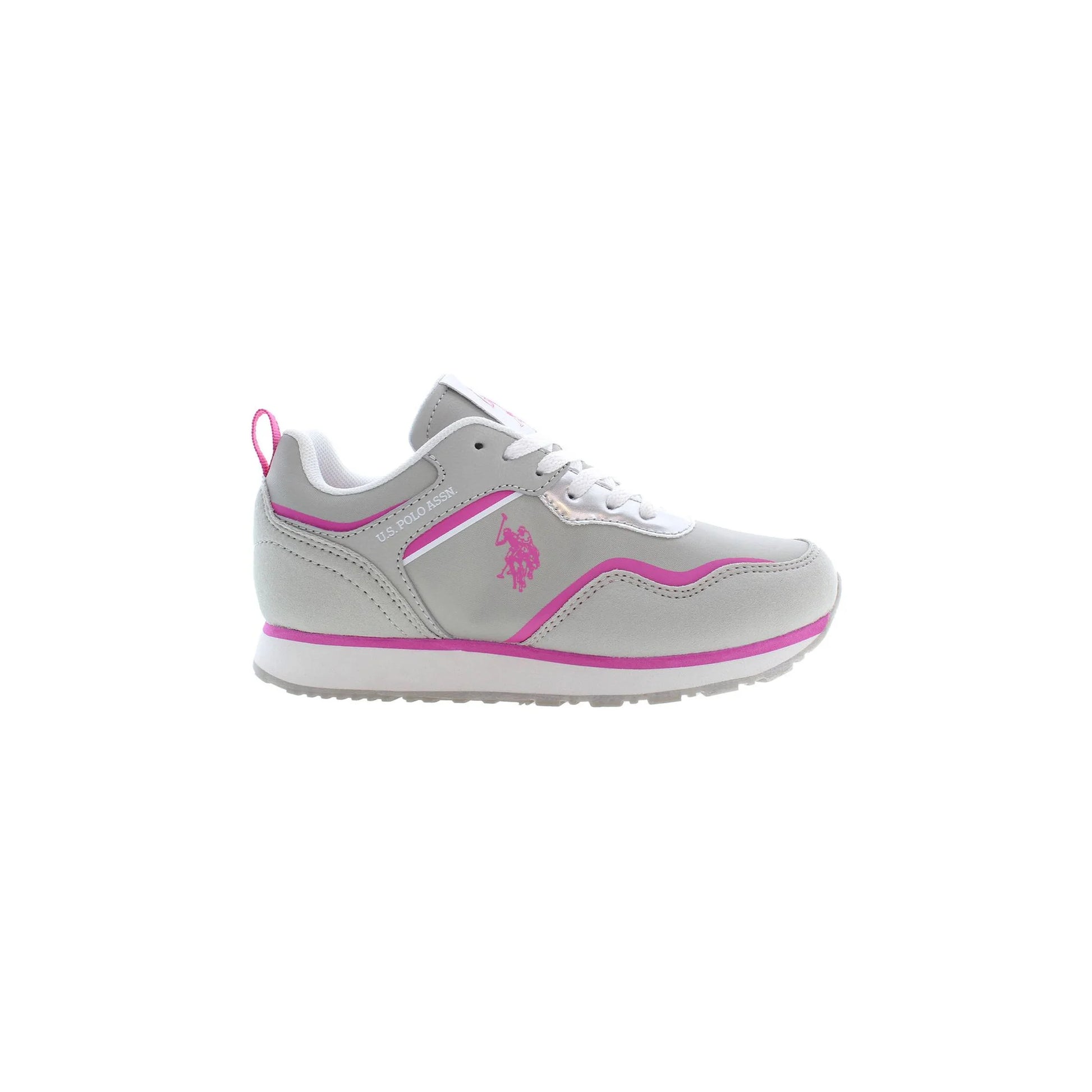 U.S. POLO BEST PRICE Scarpe Sneakers Bambina Grigie con Dettagli a Contrasto bambino Grigio - foto prodotto