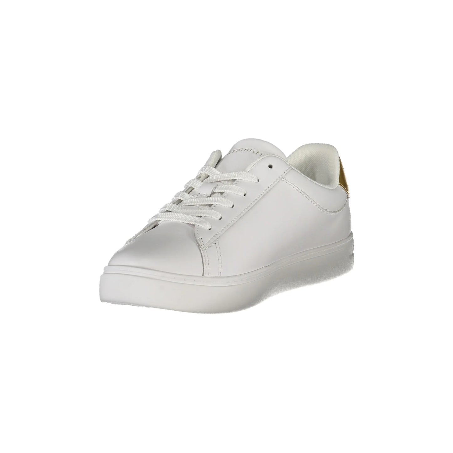 TOMMY HILFIGER Scarpe Sneakers Donna Bianche con Dettagli Oro e Plantare RemovibileBIANCO - vista 3