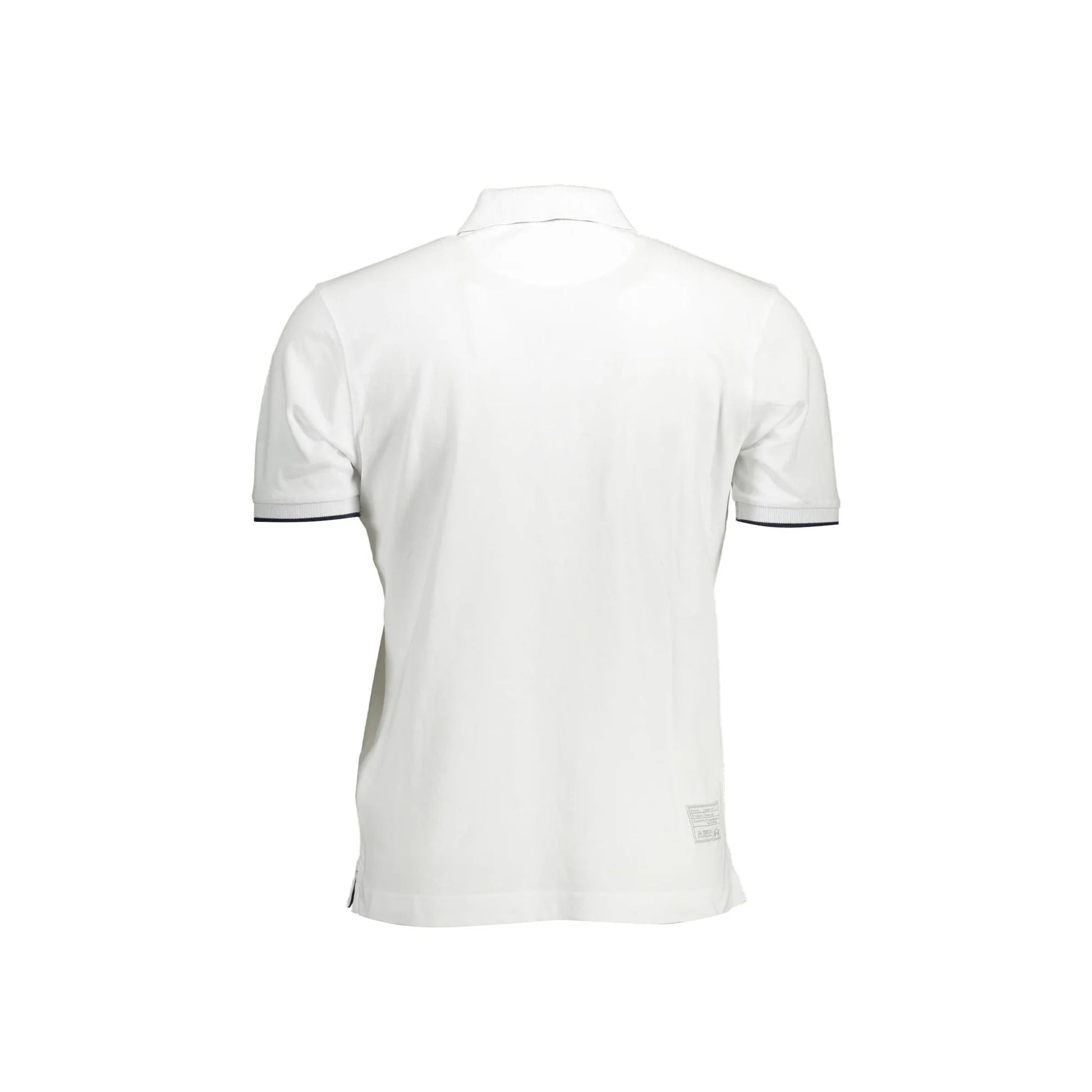 La Martina Polo Maniche Corte Uomo Bianca Ricamo bianco - vista 2