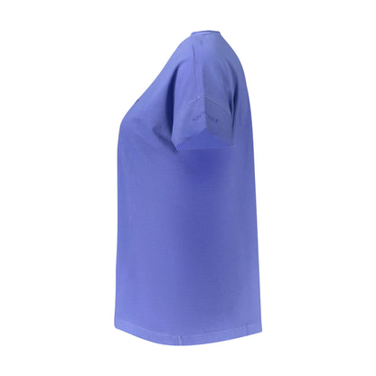 North Sails T-Shirt Maniche Corte Donna Blu Stampa in Rilievo - vista 3