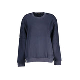 Cavalli Class Felpa Donna Blu Girocollo con Logo Ricamato