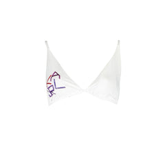 Karl Lagerfeld Beachwear Maillot de Bain Femme Blanc Imprimé