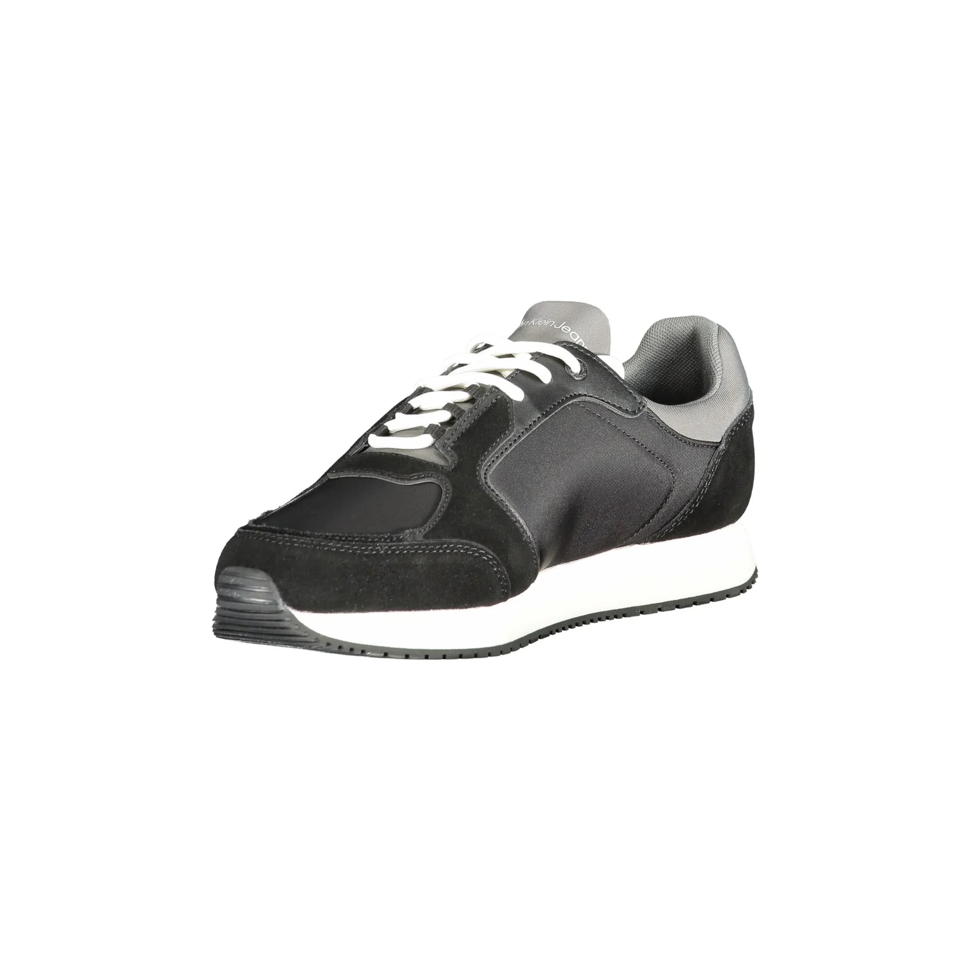 CALVIN KLEIN Sneakers Uomo Nere con Dettagli Grigi e Bianchi nero - vista 3