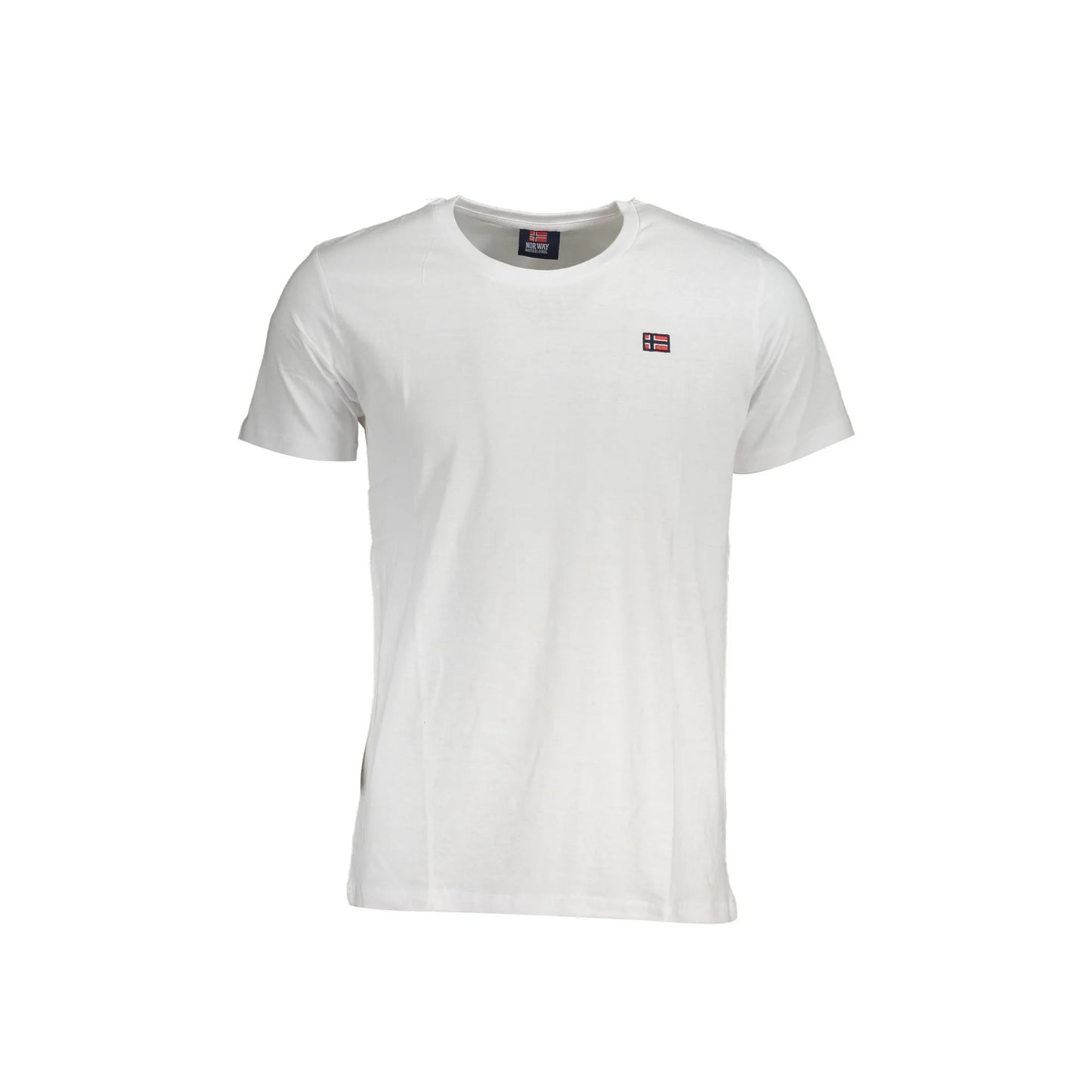 Norway 1963 T-Shirt Maniche Corte Uomo Bianca Logo Bianco - foto prodotto