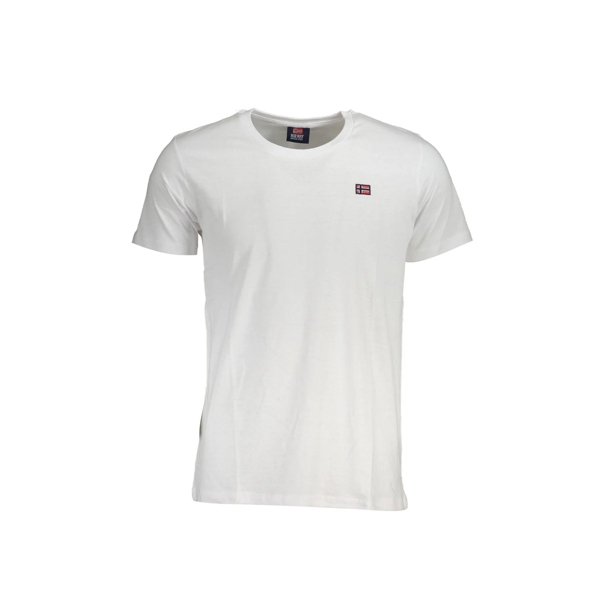 Norway 1963 T-Shirt Maniche Corte Uomo Bianca Logo Bianco - foto prodotto