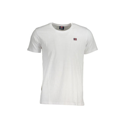 Norway 1963 T-Shirt Maniche Corte Uomo Bianca Logo Bianco - foto prodotto