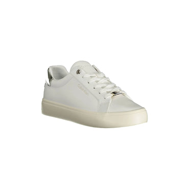 CALVIN KLEIN Sneakers Donna Bianche con Dettagli a Contrasto bianco - vista 2