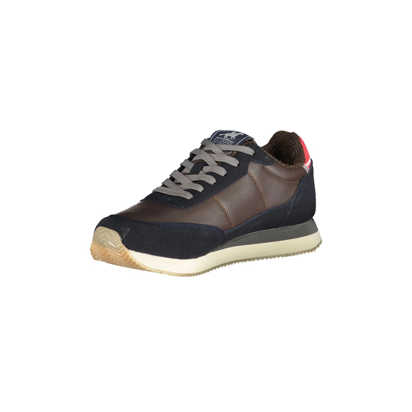 U.S. Grand Sneakers Uomo Marroni Ricamo - vista 3