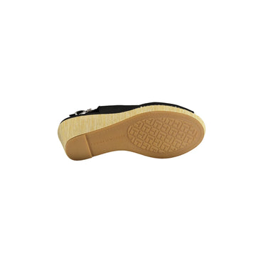TOMMY HILFIGER Sandali Donna Neri con Zeppa e Fibbia nero - vista 2