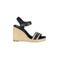 TOMMY HILFIGER Sandali Donna Blu con Zeppa e Fibbia alla Caviglia - foto prodotto