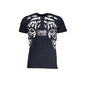 Cavalli Class T-Shirt Maniche Corte Uomo Blu Stampa - foto prodotto