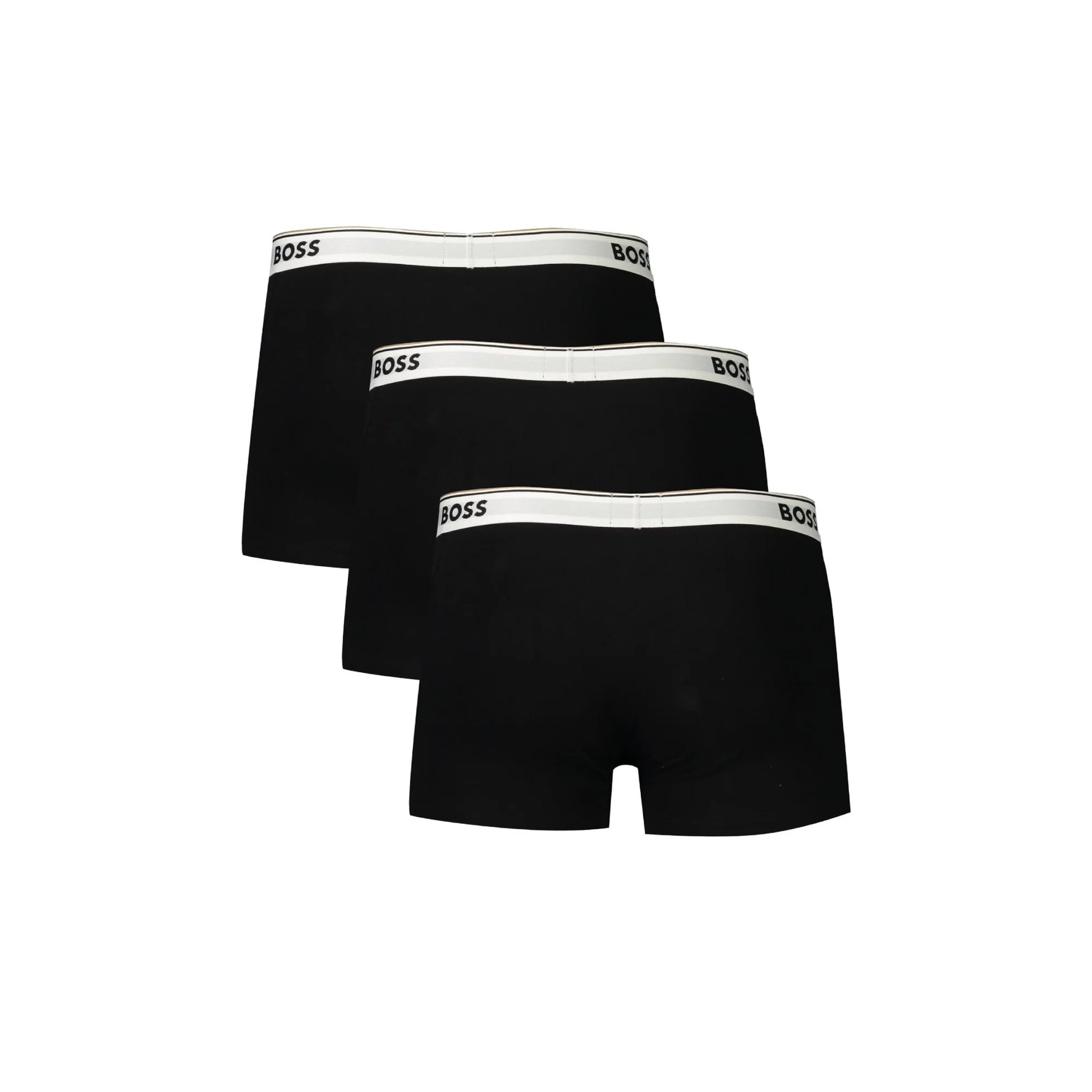 Boss Boxer Uomo Nero Stampa Logo Intimo - vista 2