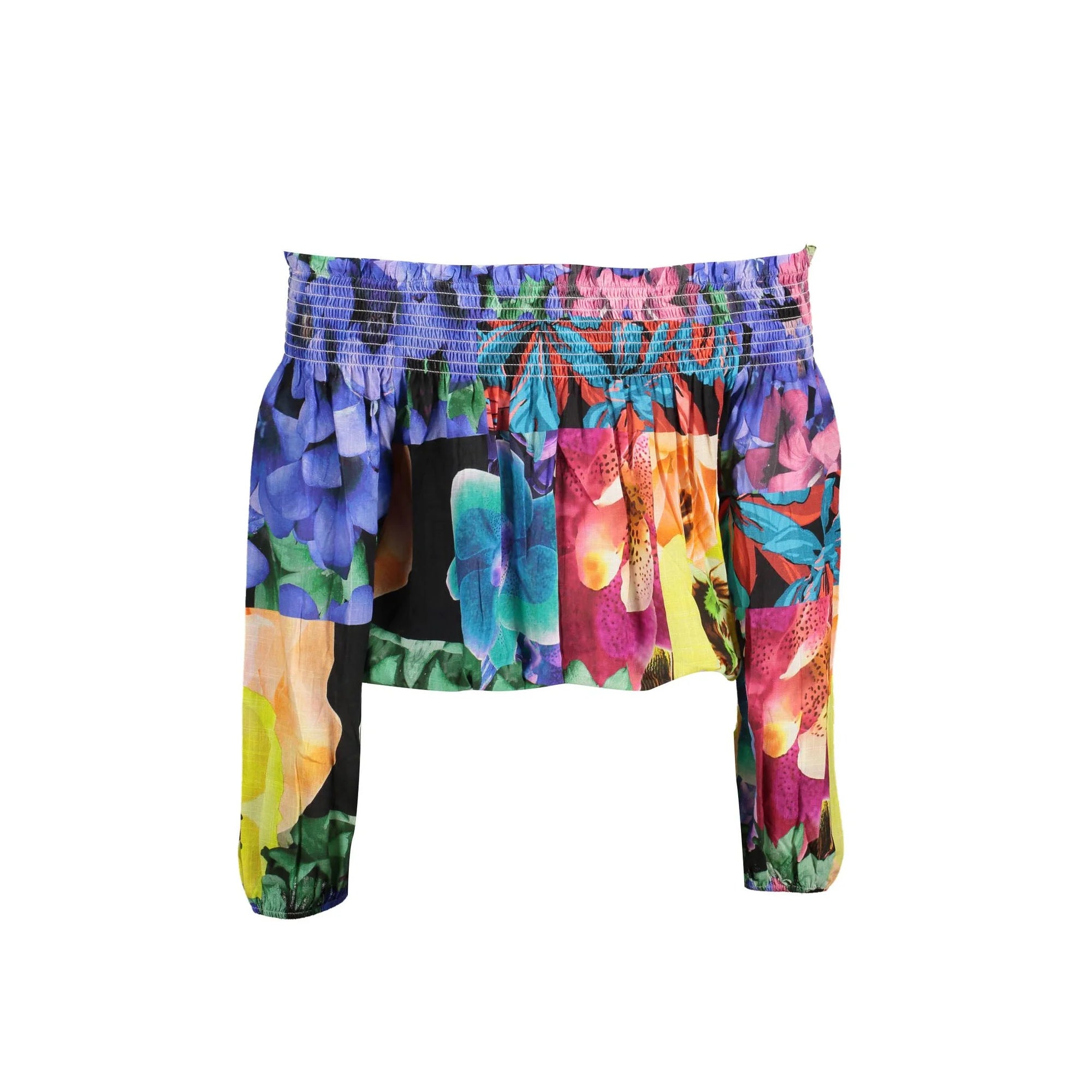 DESIGUAL T-SHIRT MANICHE LUNGHE DONNA ROSA