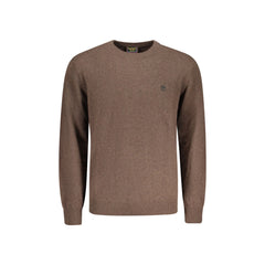 Timberland Maglione Uomo Marrone Ricamo Logo