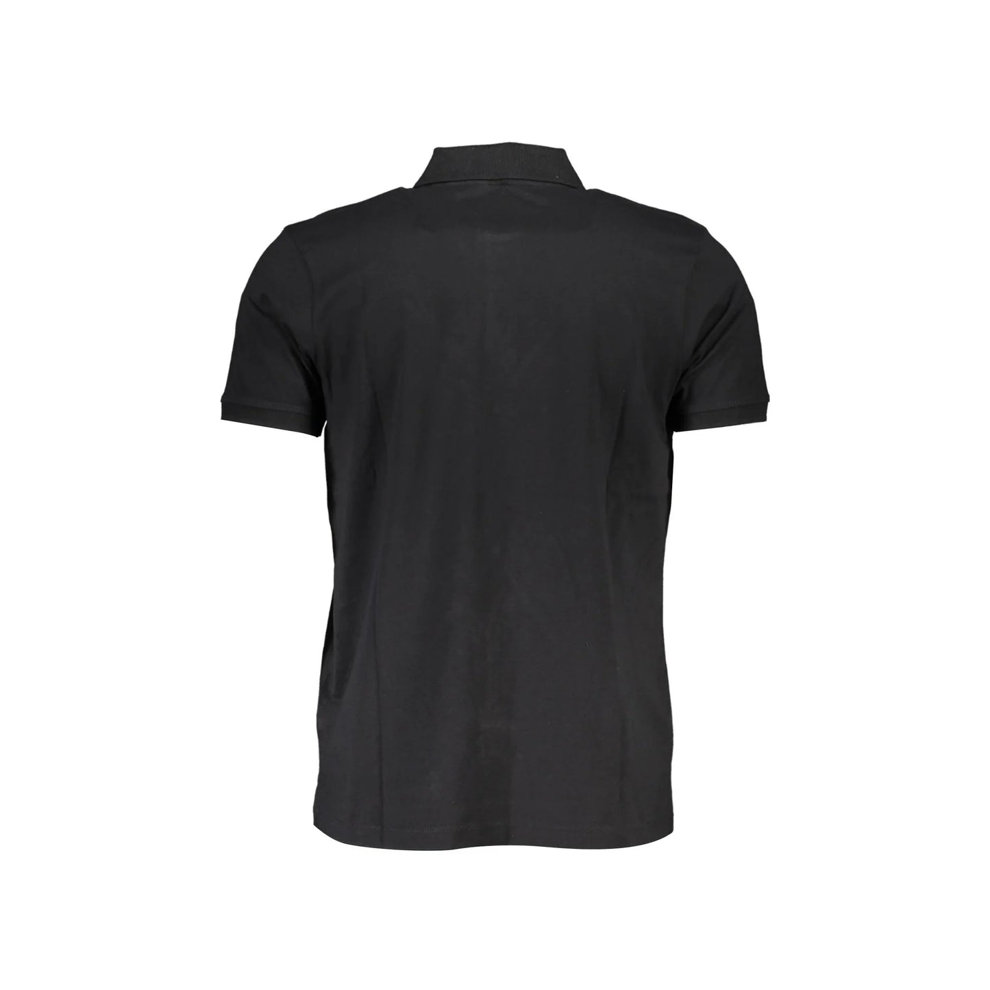 Gian Marco Venturi Polo Maniche Corte Uomo Nera Ricamo nero - vista 2