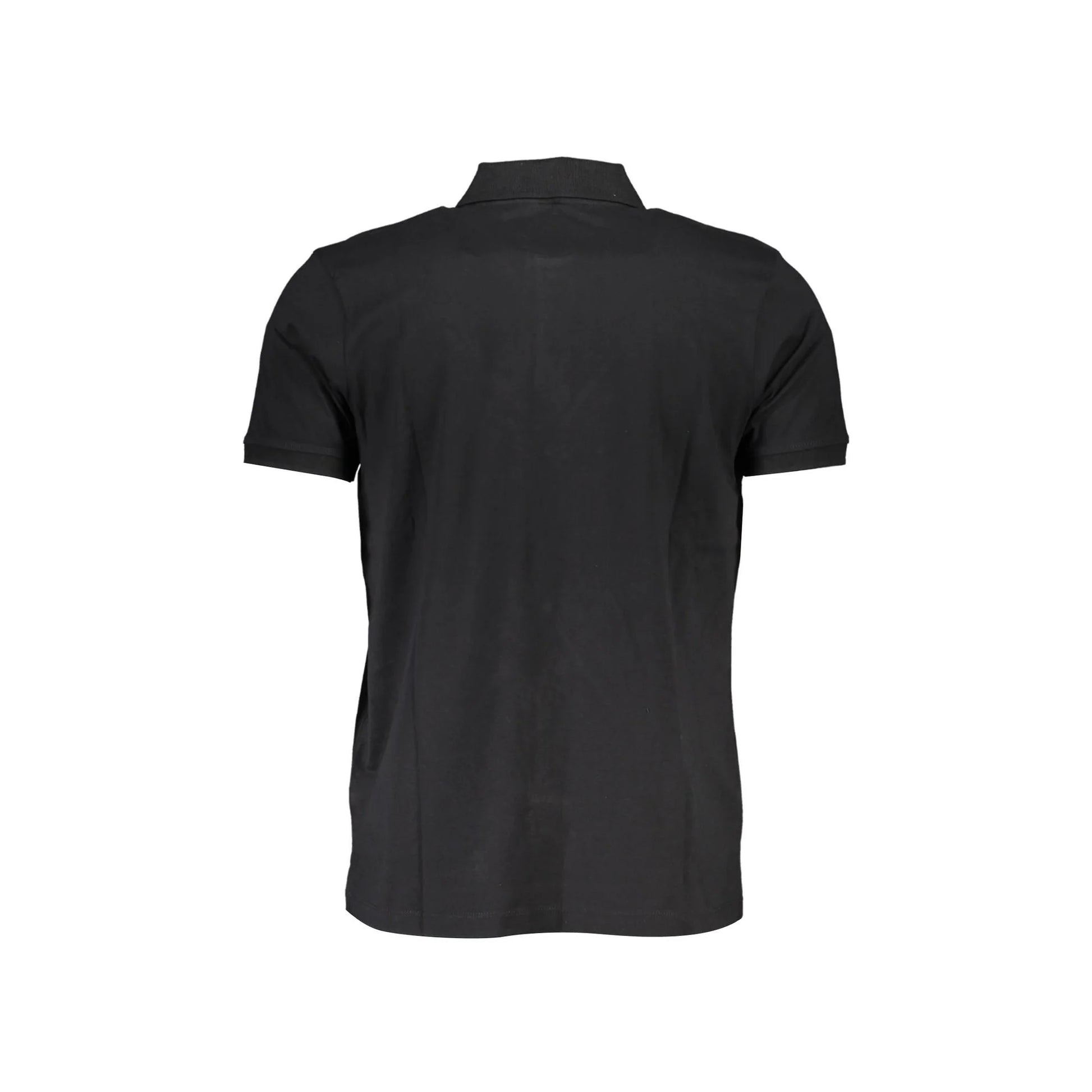 Gian Marco Venturi Polo Maniche Corte Uomo Nera Ricamo nero - vista 2