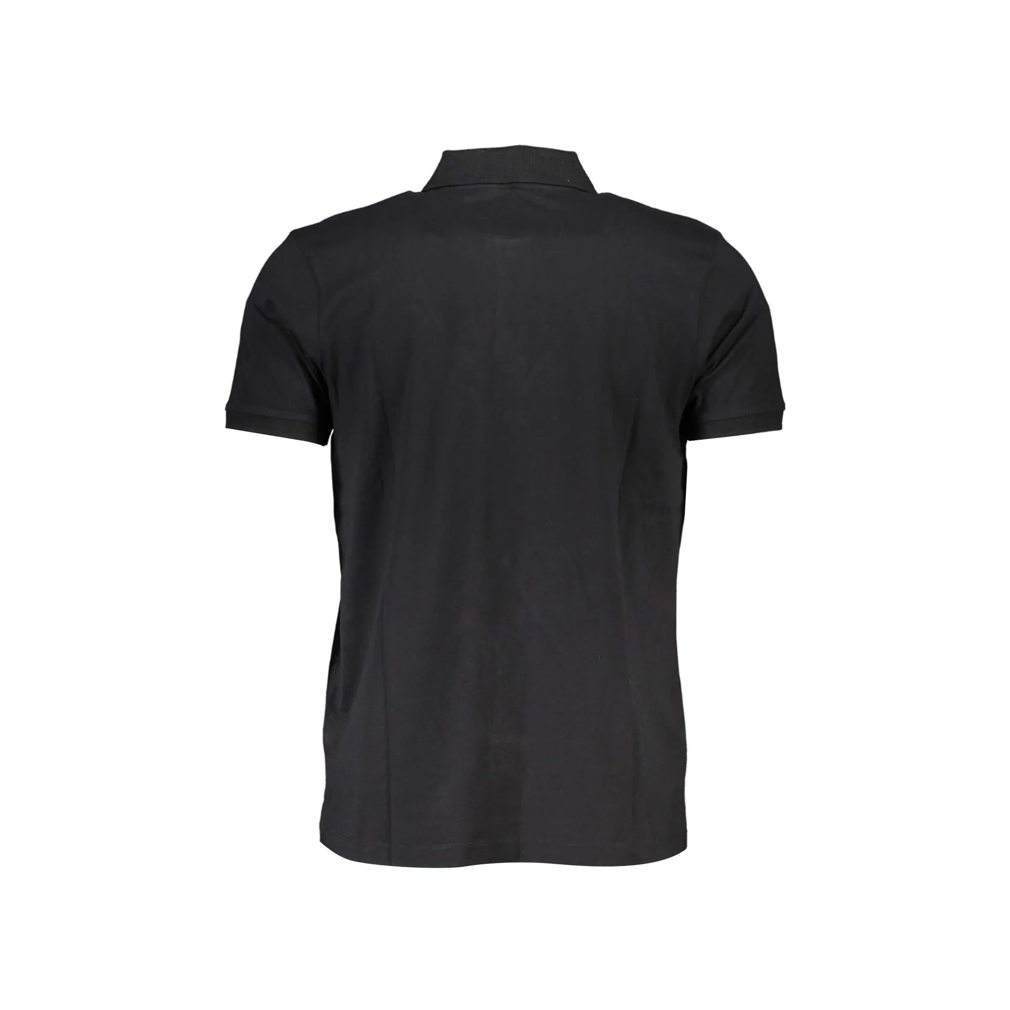 Gian Marco Venturi Polo Maniche Corte Uomo Nera Ricamo nero - vista 2