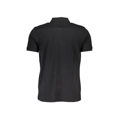 Gian Marco Venturi Polo Maniche Corte Uomo Nera Ricamo nero - vista 2