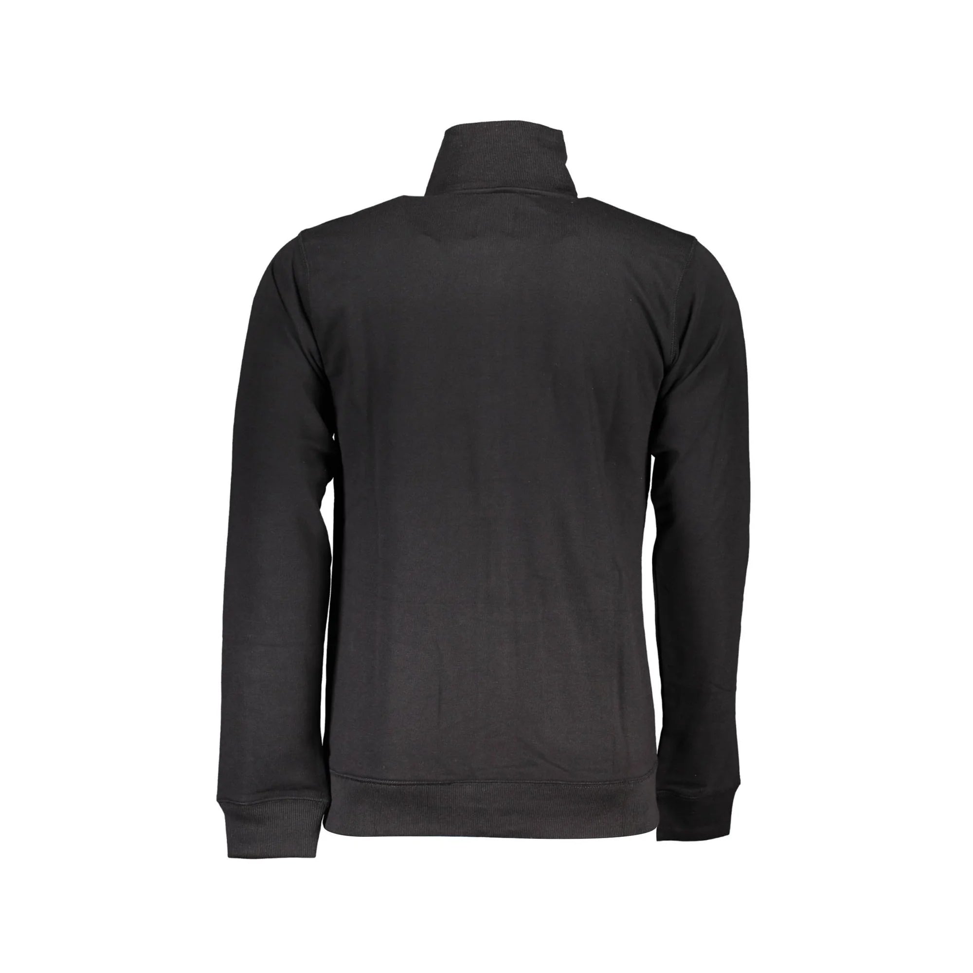 GIAN MARCO VENTURI FELPA CON ZIP UOMO NERO