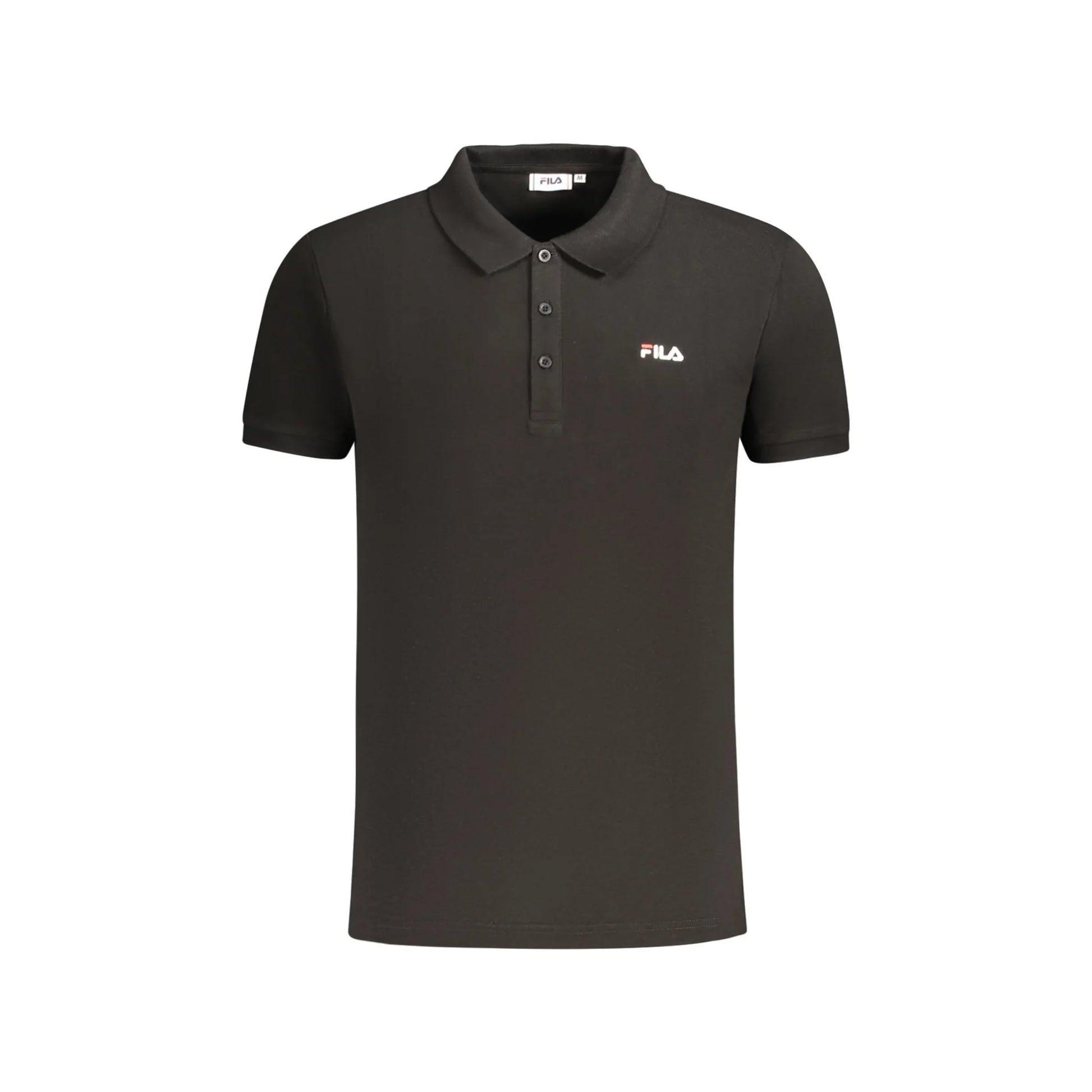 Fila Polo Maniche Corte Uomo Nera Ricamo Nero - foto prodotto