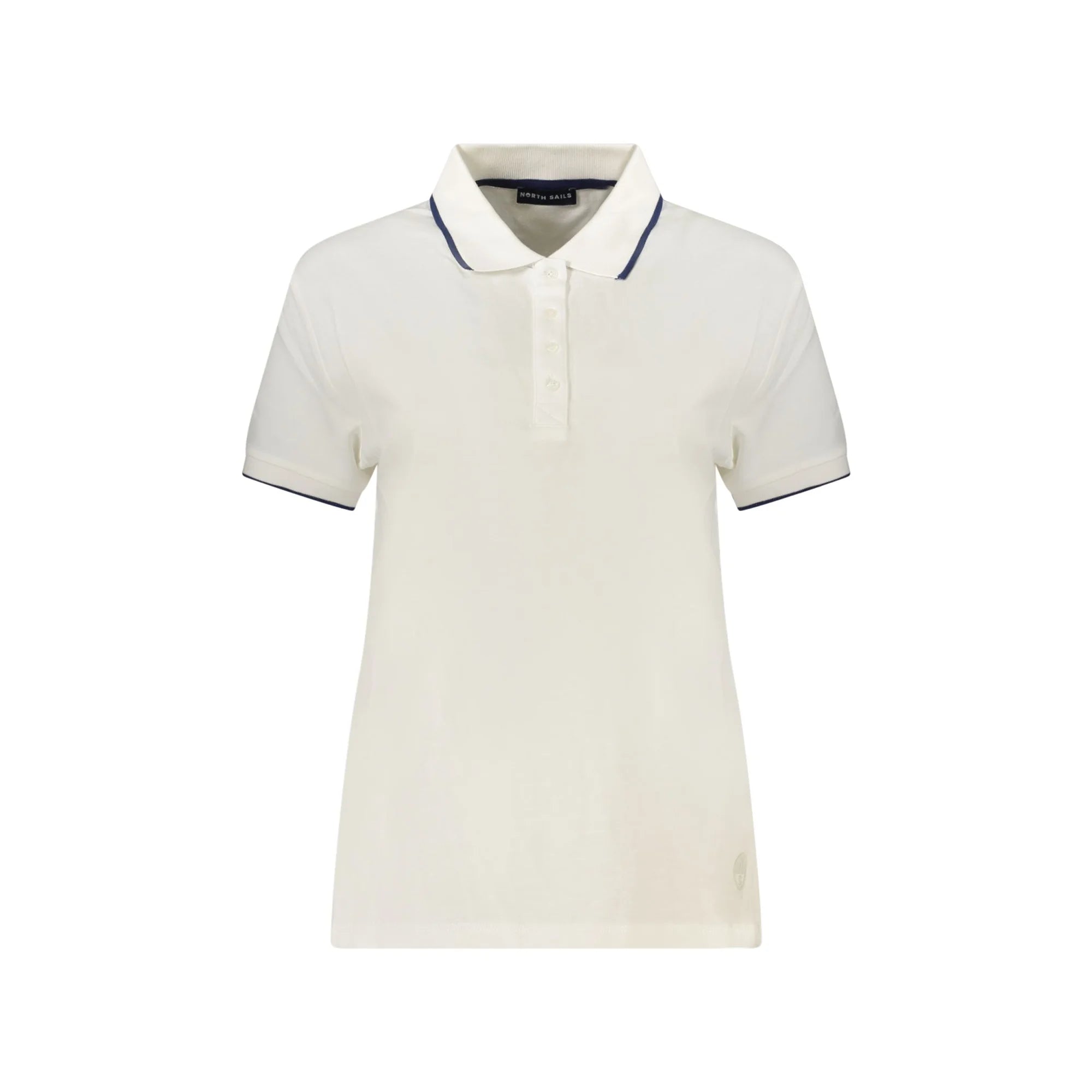 NORTH SAILS POLO MANICHE CORTE DONNA BIANCO