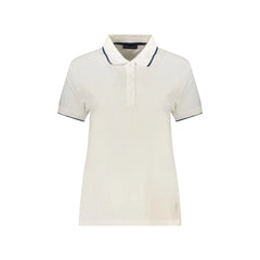 North Sails Women's Short Sleeve Polo White Logo