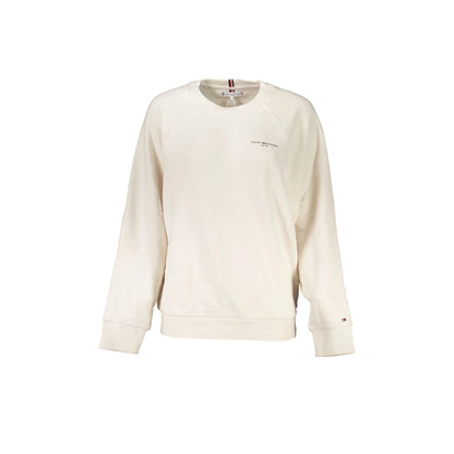 Tommy Hilfiger Felpa Maniche Lunghe Donna Beige Stampa Logo Felpe - foto prodotto