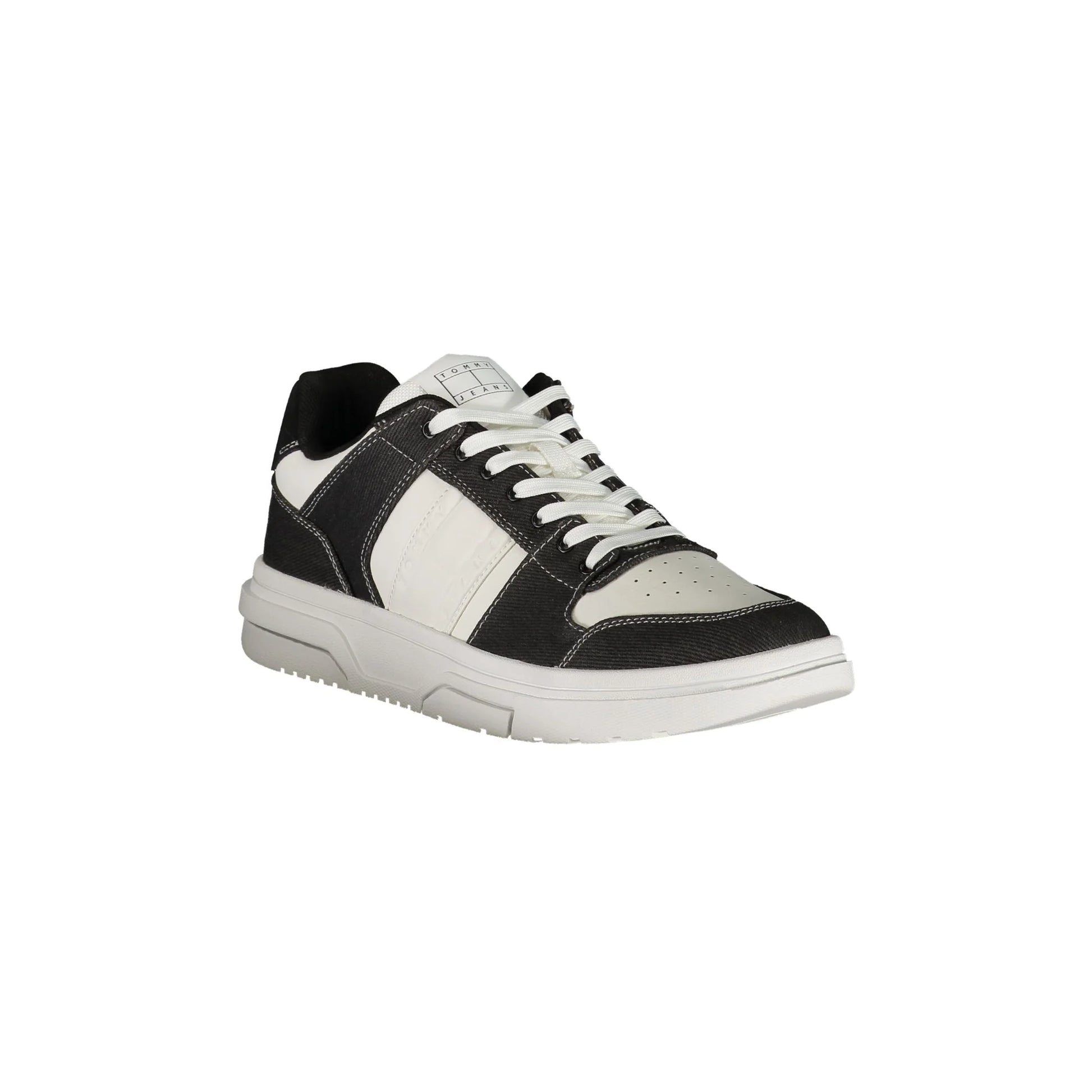 TOMMY HILFIGER Scarpe Sneakers Uomo Nere con Dettagli a Contrasto nero - vista 2