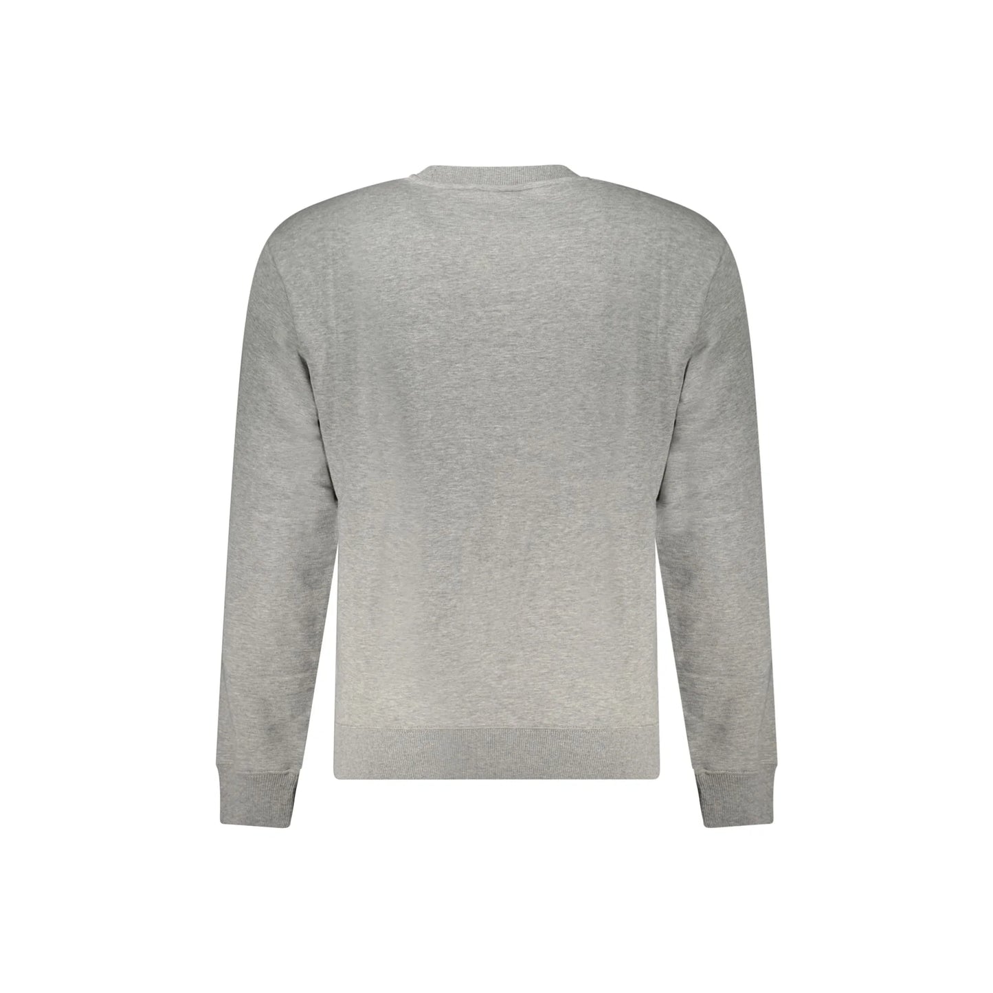 Napapijri Felpa Uomo Grigia Girocollo Relaxed Fit Logo Felpe grigio - vista 2