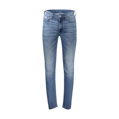 Calvin Klein Jeans Uomo Blu Slim Taper Logo - foto prodotto