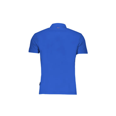 Napapijri Polo Maniche Corte Uomo Blu Stampa/Ricamo/Logo - vista 2