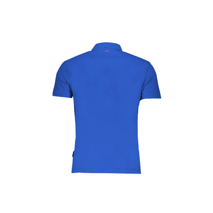 Napapijri Polo Maniche Corte Uomo Blu Stampa/Ricamo/Logo - vista 2
