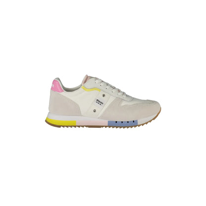 Blauer Sneakers donna Bianco