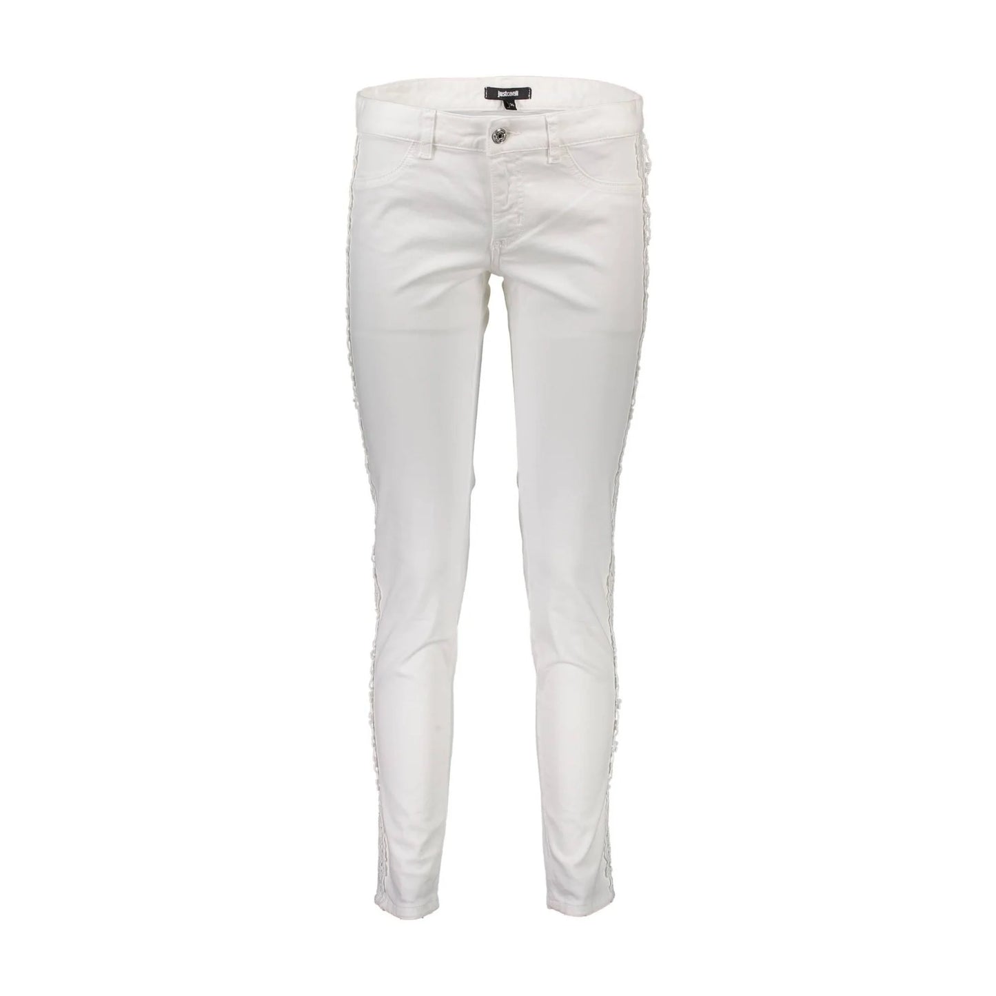 JUST CAVALLI PANTALONE DONNA BIANCO