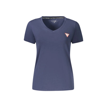 Guess Jeans T-Shirt Maniche Corte Donna Blu Logo - foto prodotto