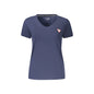 Guess Jeans T-Shirt Maniche Corte Donna Blu Logo - foto prodotto