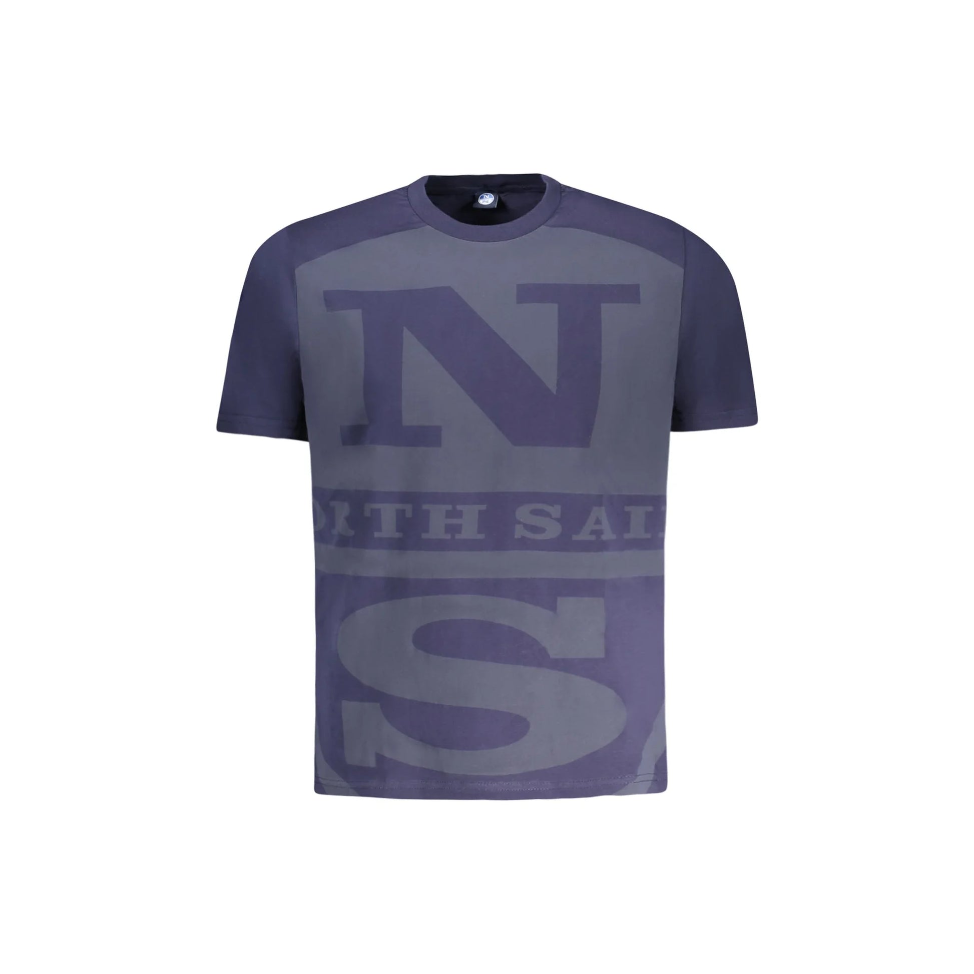 North Sails T-Shirt Maniche Corte Uomo Blu Stampa Logo - foto prodotto