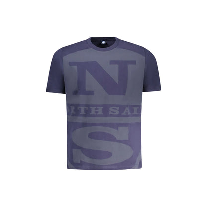 North Sails T-Shirt Maniche Corte Uomo Blu Stampa Logo - foto prodotto