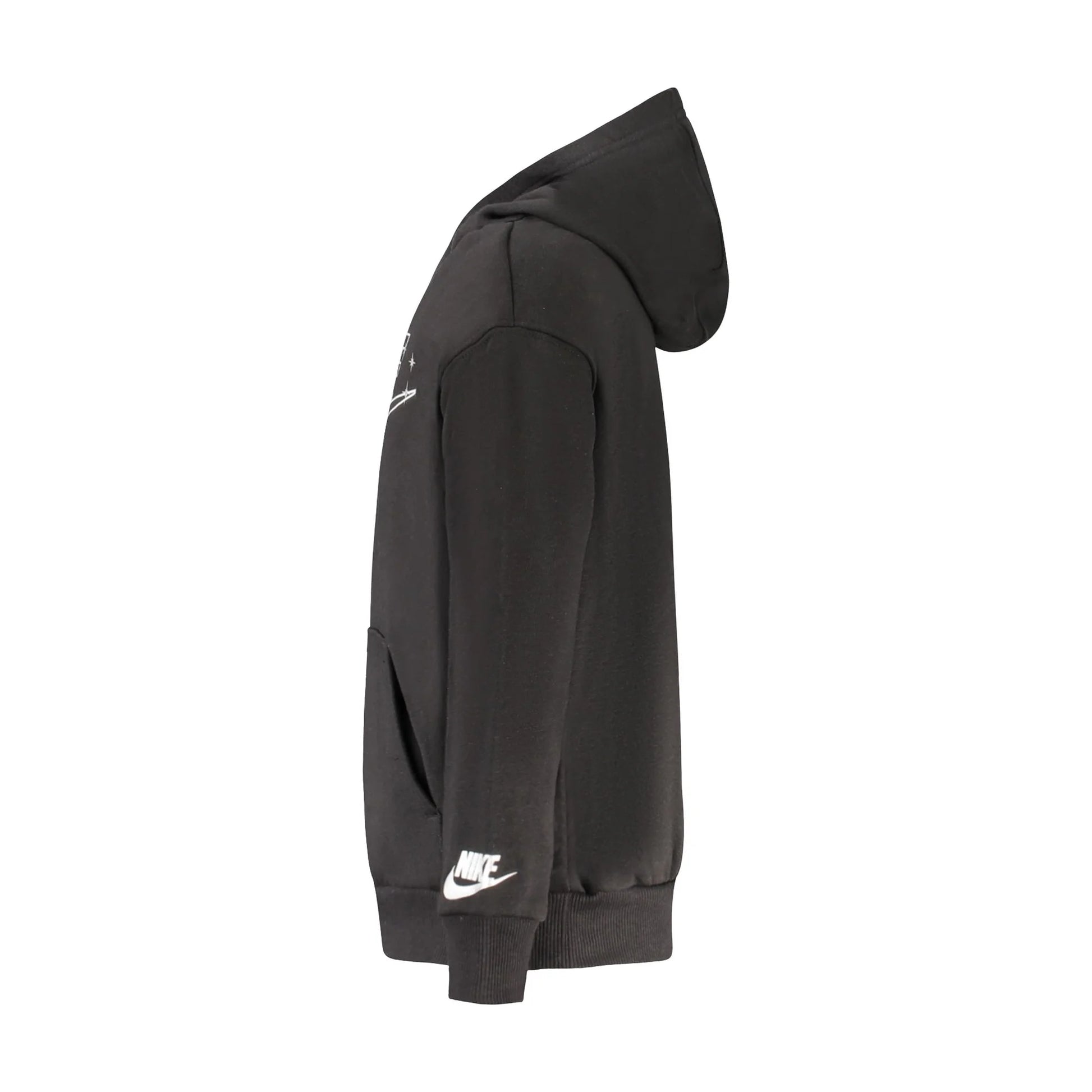 Nike Felpa Maniche Lunghe Unisex Nera Stampa Logo Felpe nero - vista 3