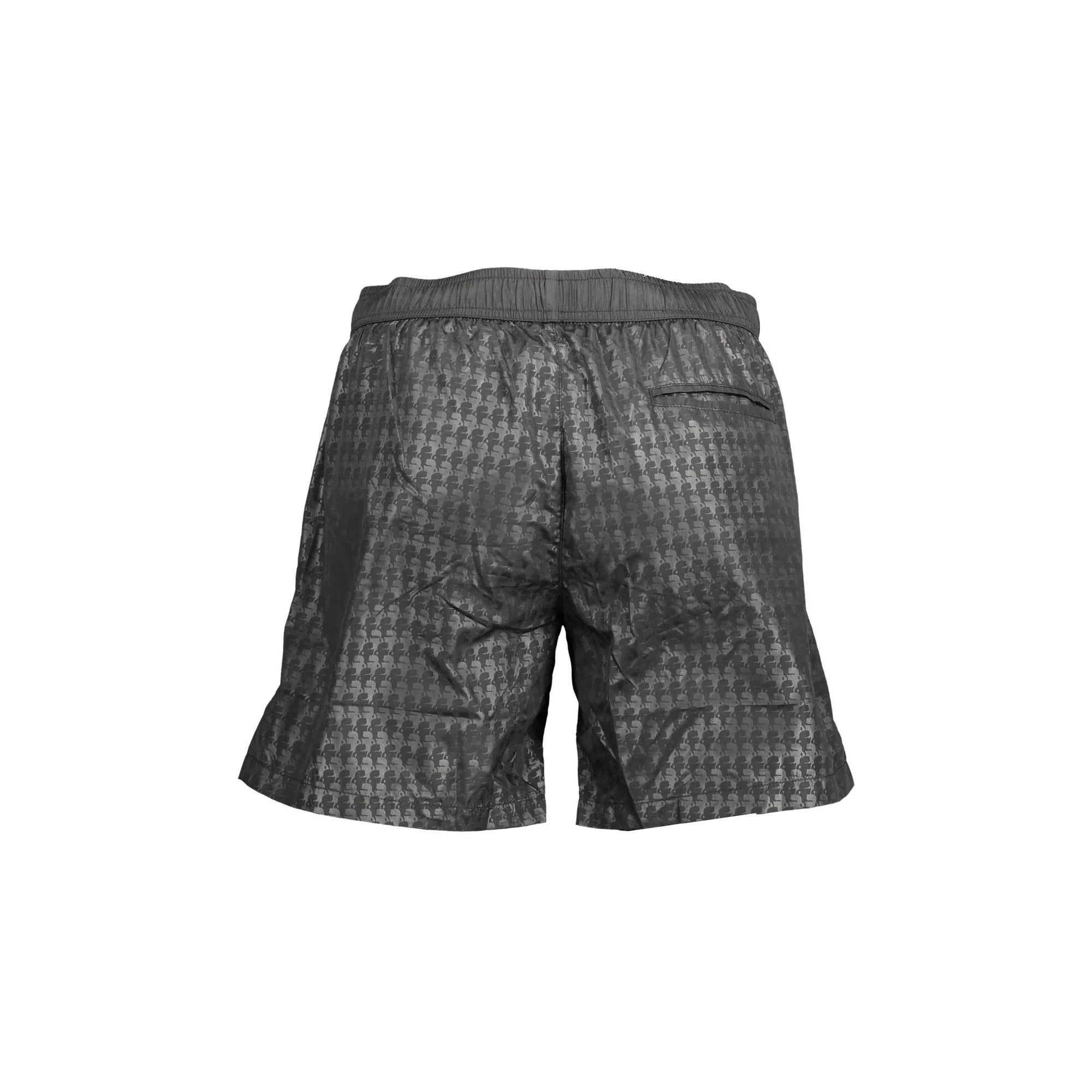 KARL LAGERFELD BEACHWEAR COSTUME PARTE SOTTO UOMO NERO