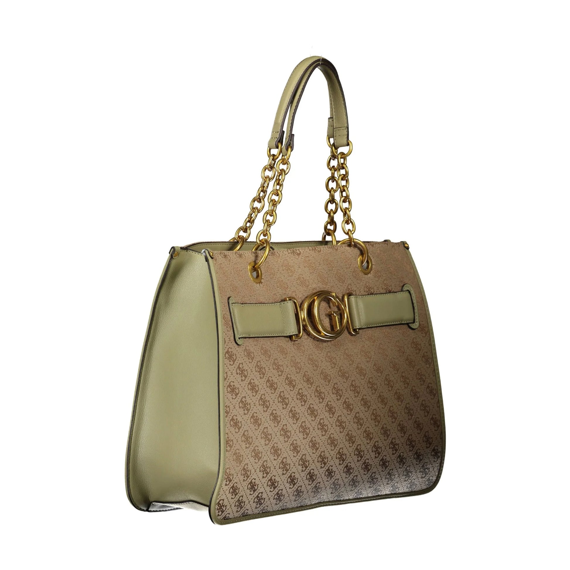 Guess Jeans Borsa a Spalla Donna Verdi Dettagli a Contrasto Borse - vista 3