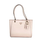 GUESS JEANS Borsa Donna Noelle Rosa Cipria a Spalla con Dettagli a Contrasto Borse - foto prodotto