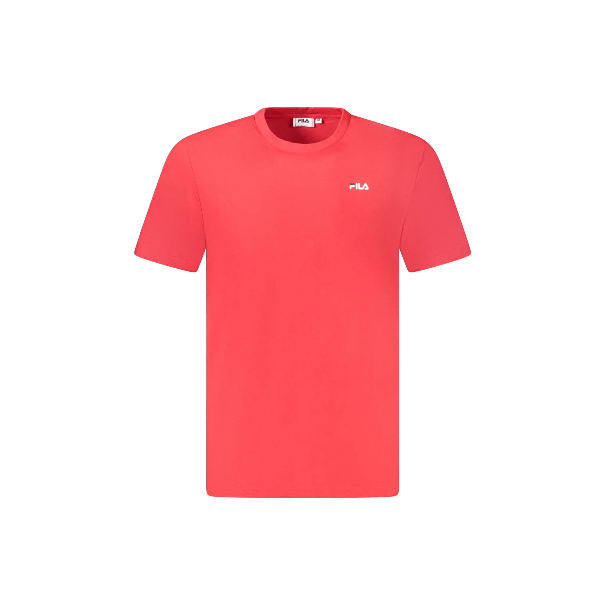 Fila T-Shirt Maniche Corte Uomo Rossa Stampa Logo Rosso - foto prodotto
