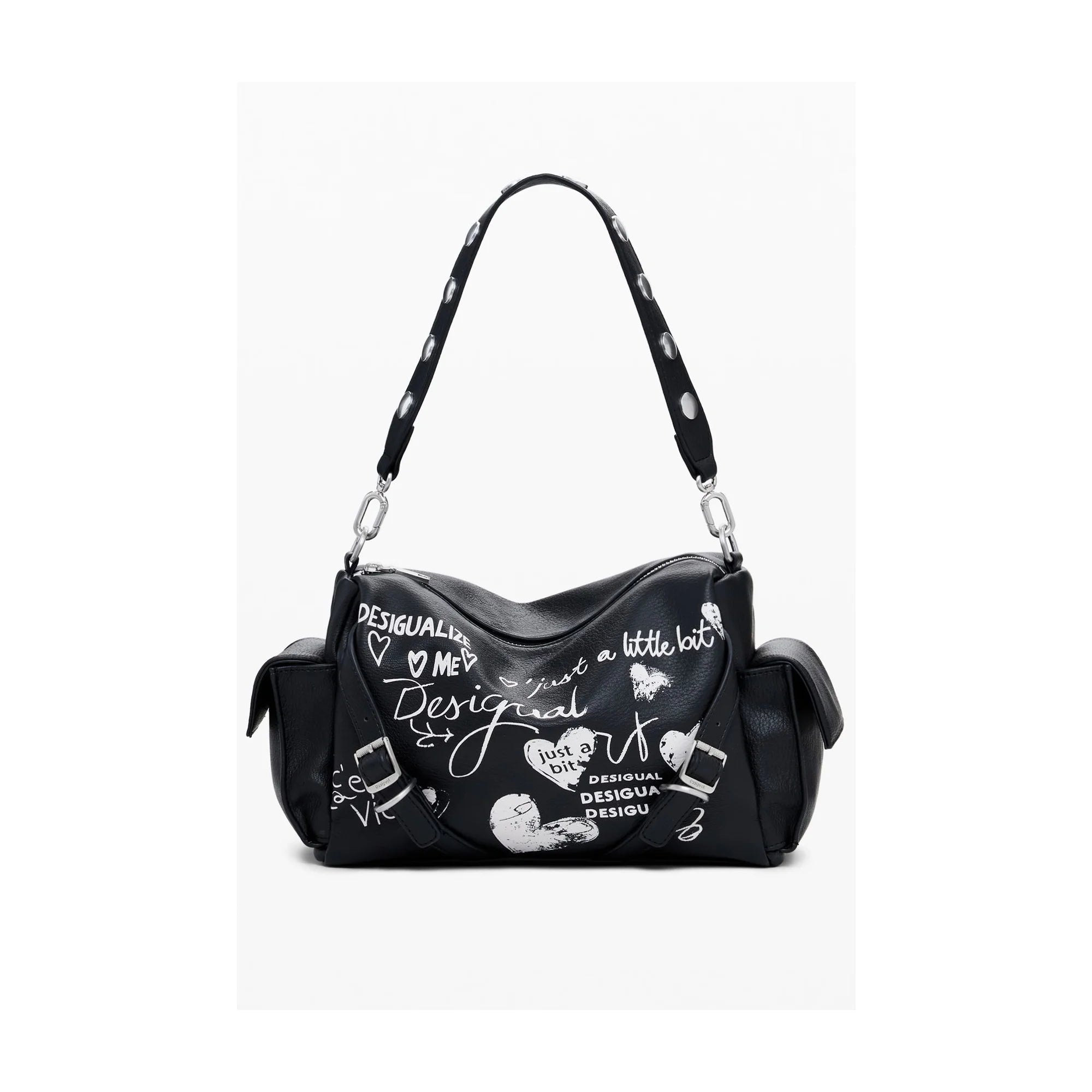 DESIGUAL BORSA DONNA NERO