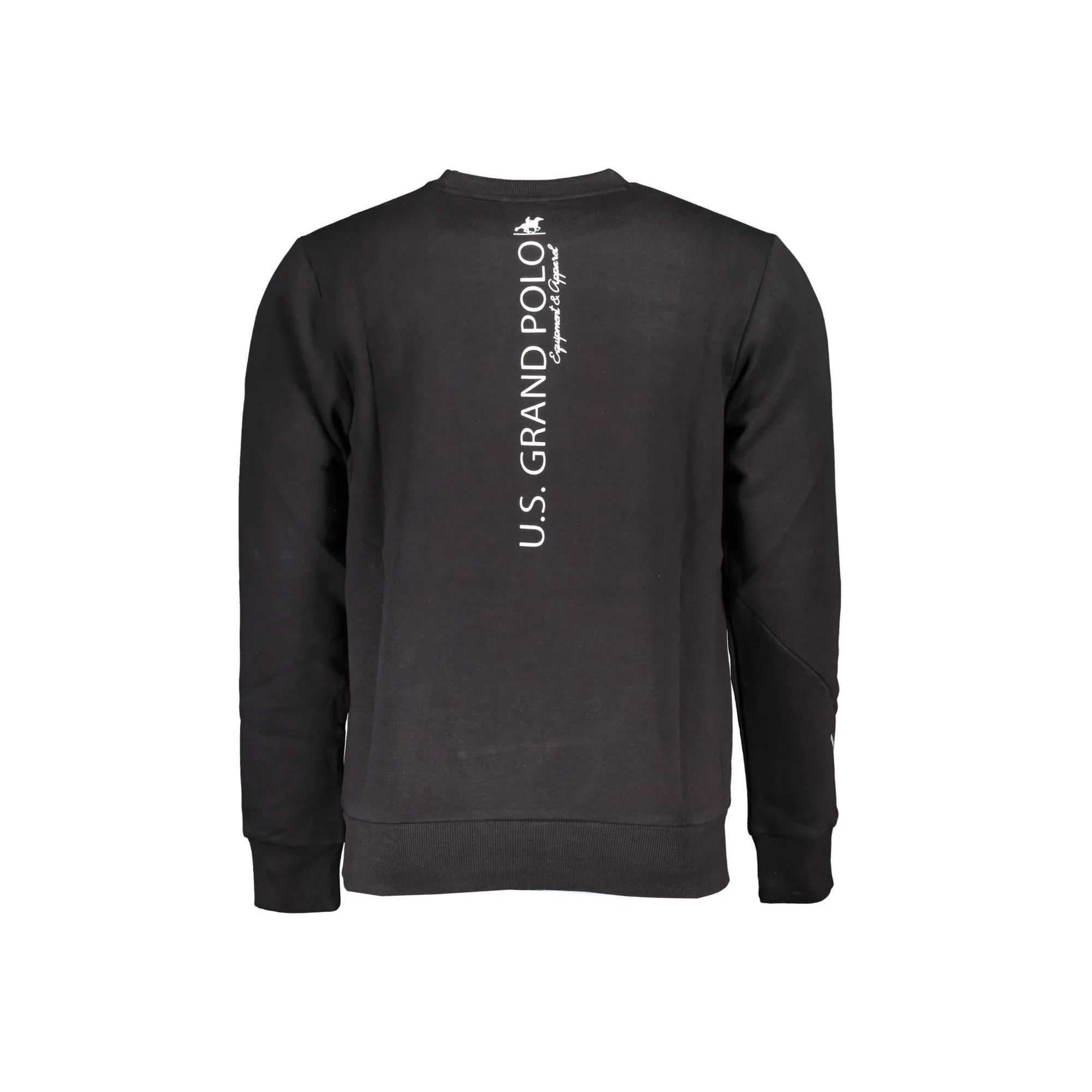 U.S. GRAND POLO FELPA SENZA ZIP UOMO NERO
