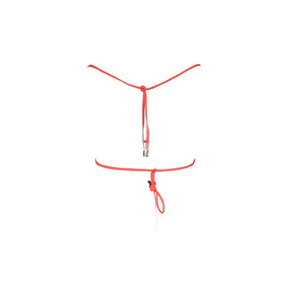 Karl Lagerfeld Beachwear Costume Mare Donna Rosso Stampa - vista 2