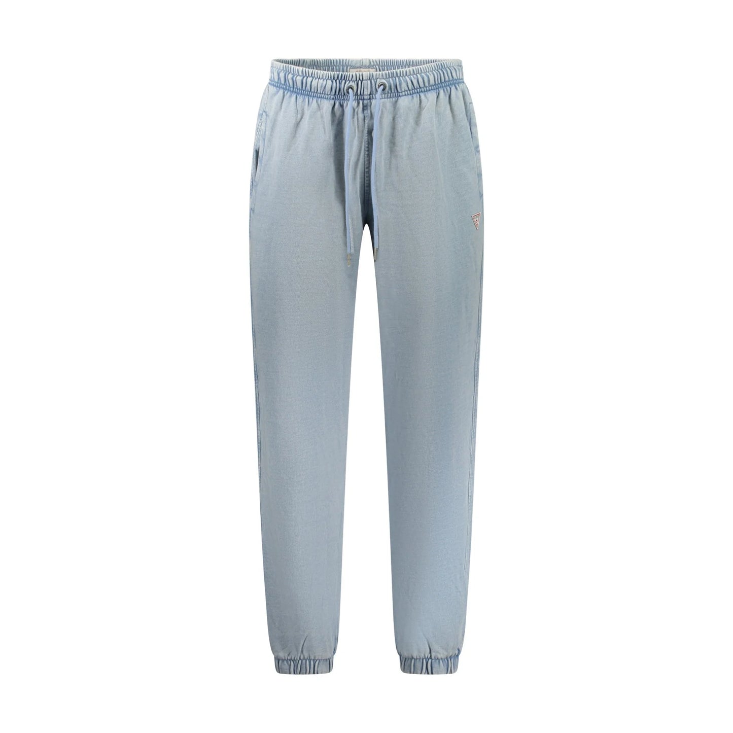 Guess Jeans Pantaloni Uomo Azzurri Logo Azzurro - foto prodotto