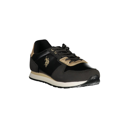 U.S. Polo Assn. Sneakers Donna Nere Stampa Logo nero - vista 2
