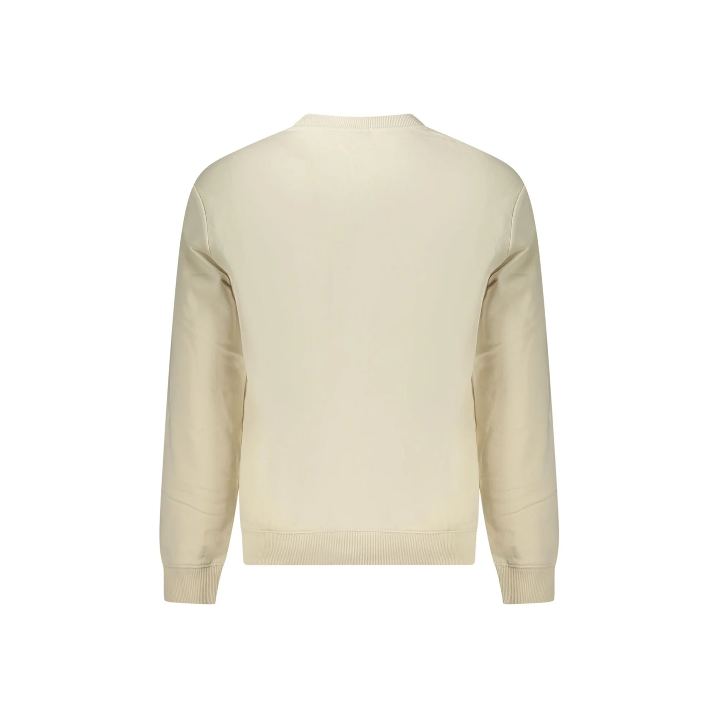 Napapijri Felpa Uomo Beige Girocollo Relaxed Fit Logo Felpe - vista 2