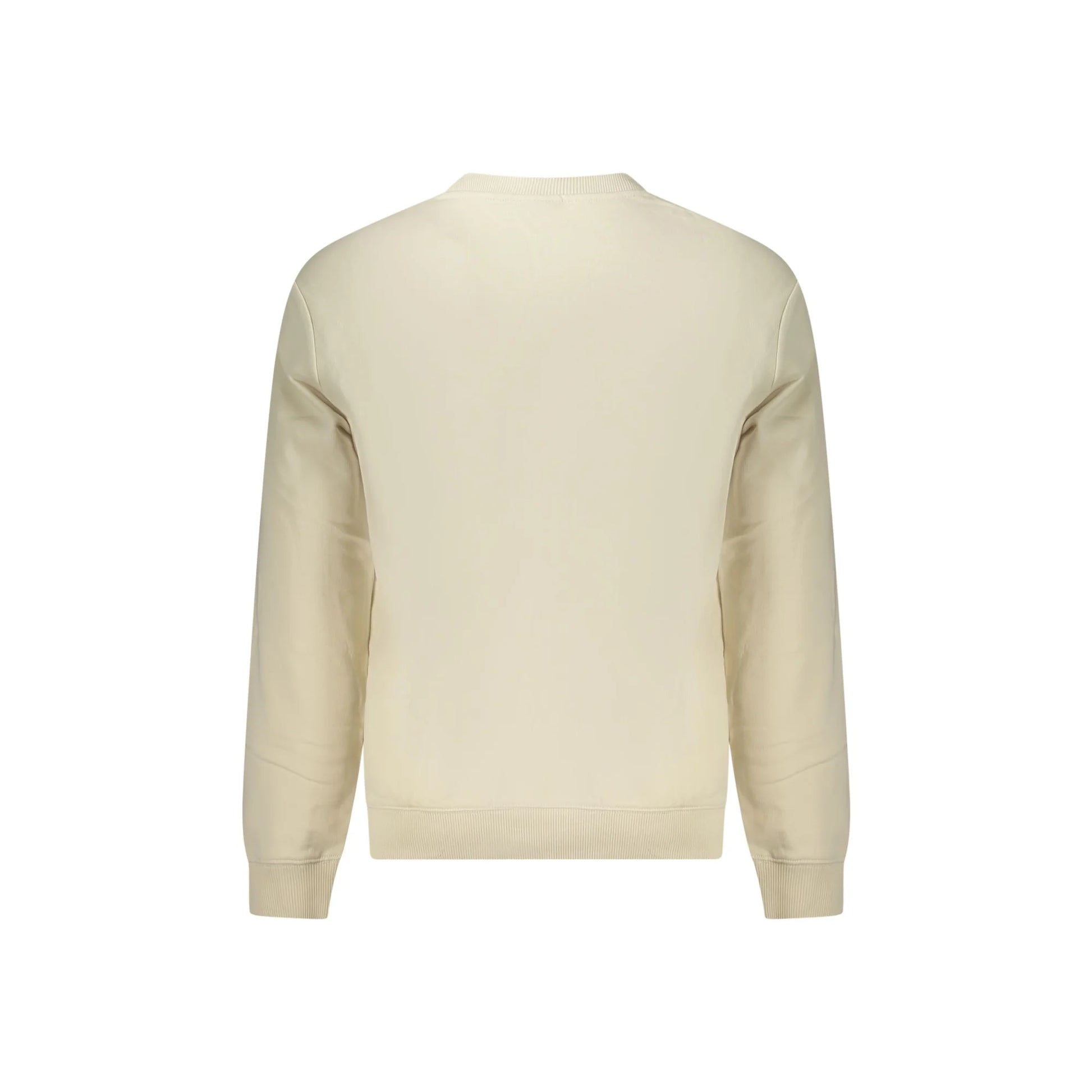 Napapijri Felpa Uomo Beige Girocollo Relaxed Fit Logo Felpe - vista 2
